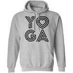 Yoga Heart T-Shirt CustomCat