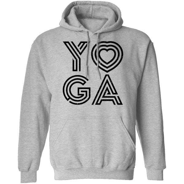 Yoga Heart T-Shirt CustomCat