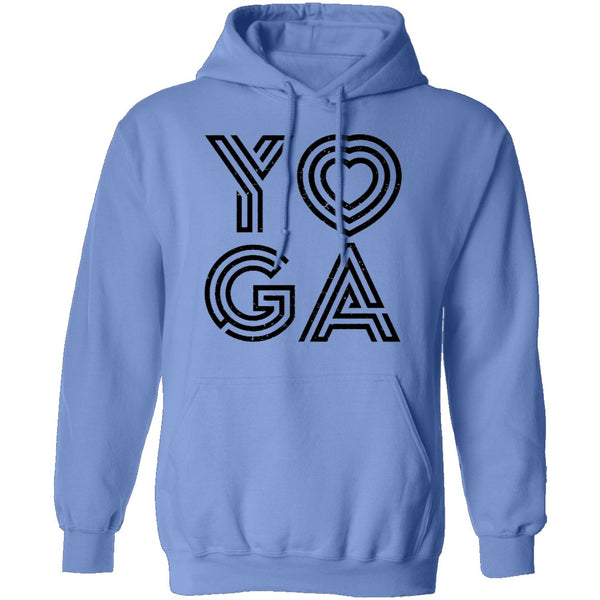 Yoga Heart T-Shirt CustomCat