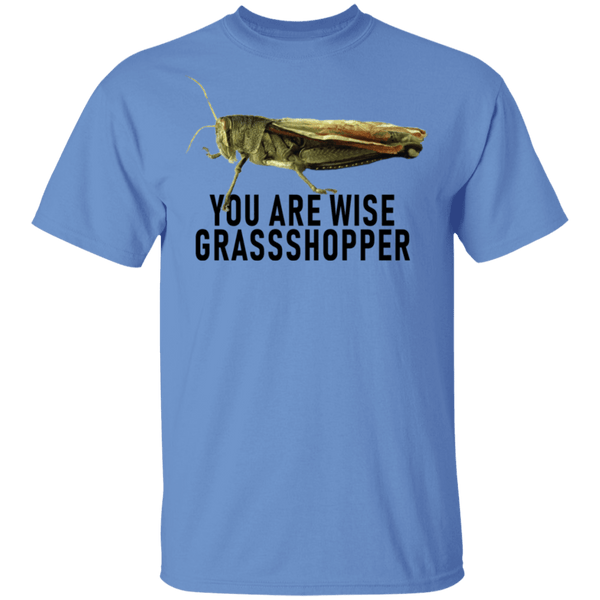You Are Wise Grassshopper T-Shirt CustomCat