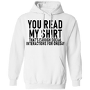 You Read My Shirt T-Shirt CustomCat