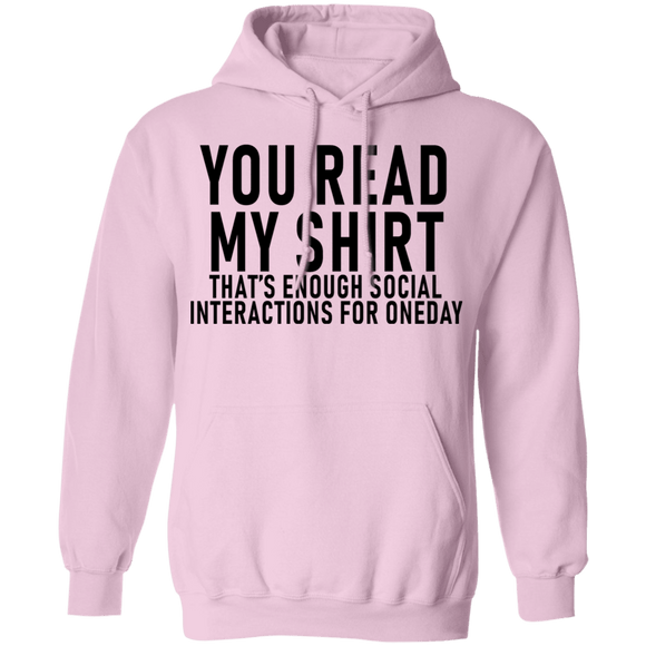 You Read My Shirt T-Shirt CustomCat