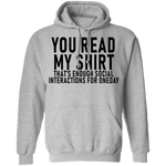 You Read My Shirt T-Shirt CustomCat
