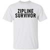 Zipline Survivor T-Shirt CustomCat