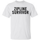 Zipline Survivor T-Shirt CustomCat