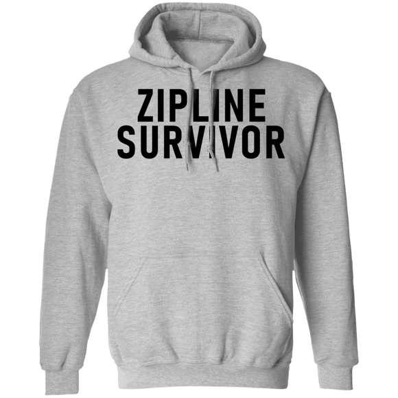 Zipline Survivor T-Shirt CustomCat