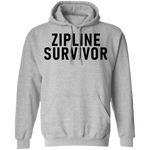 Zipline Survivor T-Shirt CustomCat