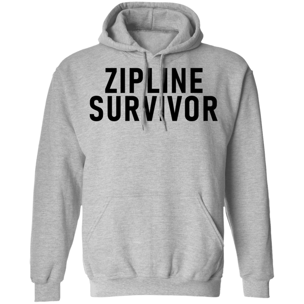 Zipline Survivor T-Shirt CustomCat