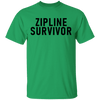 Zipline Survivor T-Shirt CustomCat
