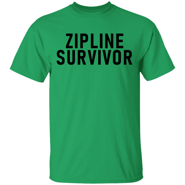 Zipline Survivor T-Shirt CustomCat
