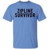 Zipline Survivor T-Shirt CustomCat