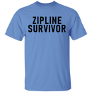Zipline Survivor T-Shirt CustomCat