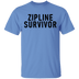 Zipline Survivor T-Shirt CustomCat