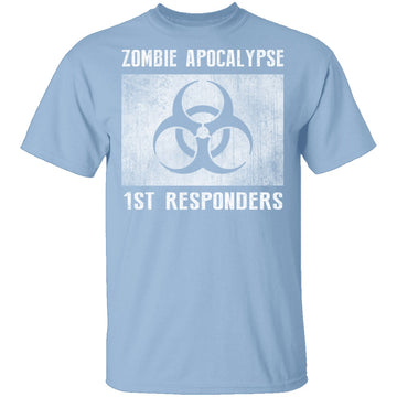 Zombie Apocalypse 1st Responders T-Shirt CustomCat