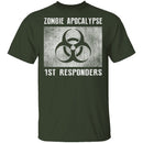 Zombie Apocalypse 1st Responders T-Shirt CustomCat