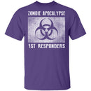Zombie Apocalypse 1st Responders T-Shirt CustomCat