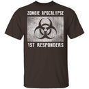Zombie Apocalypse 1st Responders T-Shirt CustomCat