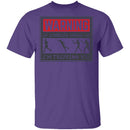Zombie Chase Warning T-Shirt CustomCat