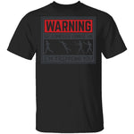 Zombie Chase Warning T-Shirt CustomCat