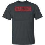 Zombie Chase Warning T-Shirt CustomCat