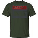 Zombie Chase Warning T-Shirt CustomCat