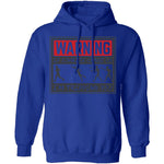 Zombie Chase Warning T-Shirt CustomCat