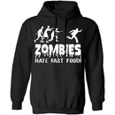 Zombies Hate Fast Food T-Shirt CustomCat