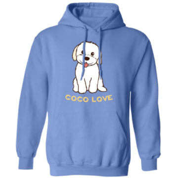 Buy carolina-blue COCO LOVE-G185 Pullover Hoodie 8 oz.