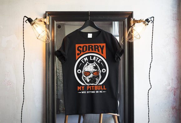 Pitbull Sorry i'm late T-Shirt